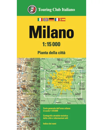 Cartographia Milánó várostérkép 9788836579259