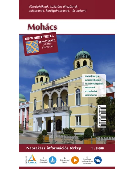 Cartographia Mohács várostérkép - Stiefel 9789639939981