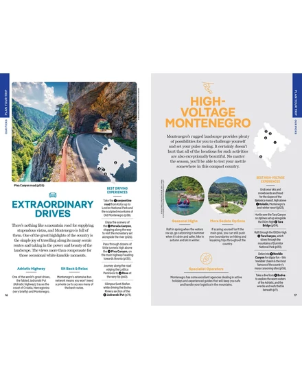 Montenegro útikönyv Lonely Planet (angol)