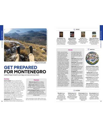 Montenegro útikönyv Lonely Planet (angol)