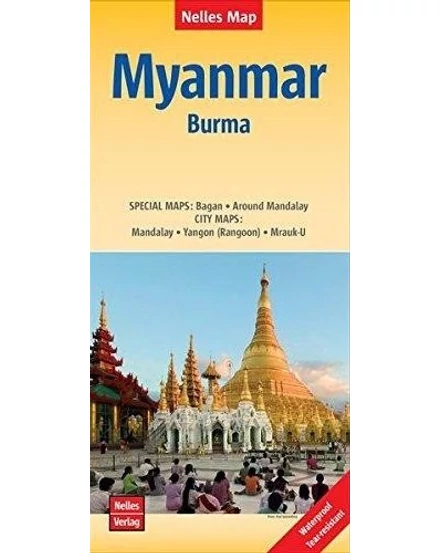 Cartographia Myanmar (Burma) térkép 9783865745033