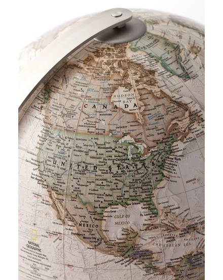 Cartographia Földgömb Extra Executive Nat Geo 37 cm - kézzel készített, duo, nemesacél talppal - 9783941066908