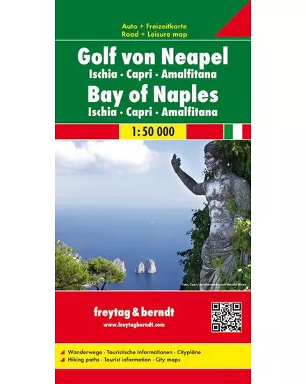 Cartographia Nápolyi-öböl, Ischia, Capri, Amalfitana szabadidőtérkép (Freytag) 9783707901771