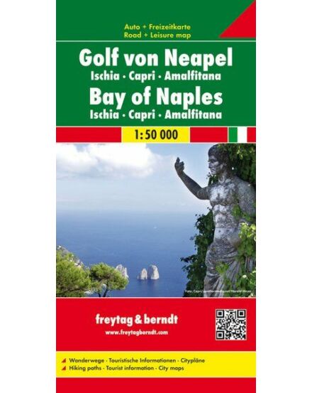 Cartographia Nápolyi-öböl, Ischia, Capri, Amalfitana szabadidőtérkép (Freytag) 9783707901771