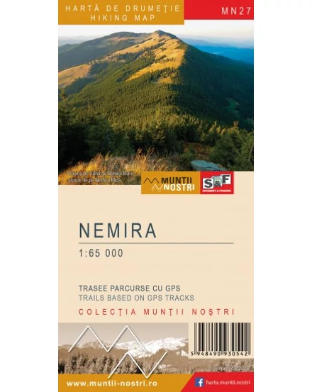 Cartographia Nemere-hegység turistatérkép MN 27 -  Schubert & Franzke 5948490930542