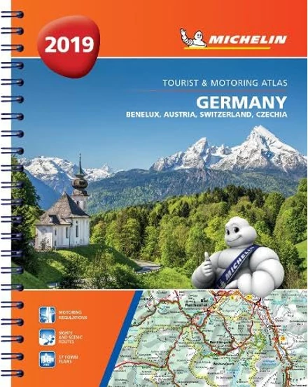 Cartographia Németország, Benelux, Ausztria, Svájc, Csehország atlasz - Michelin-9782067236110