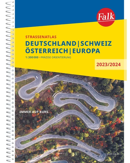 Cartographia Németország, Svájc, Ausztria, Európa Strassen atlasz - Falk 9783827904676