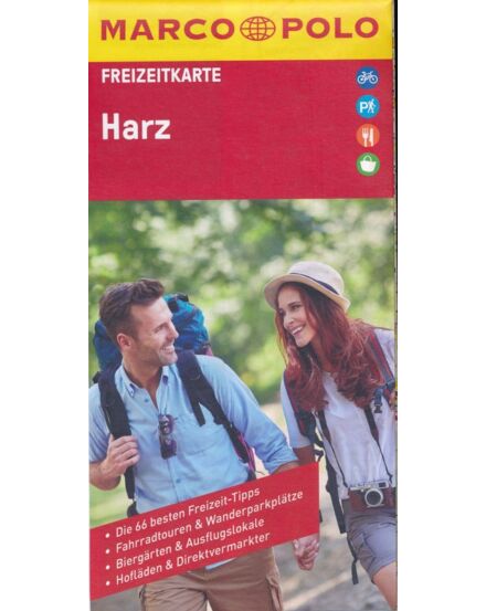 Németország szabadidőtérkép 18. Harz - Marco Polo - 9783829743716
