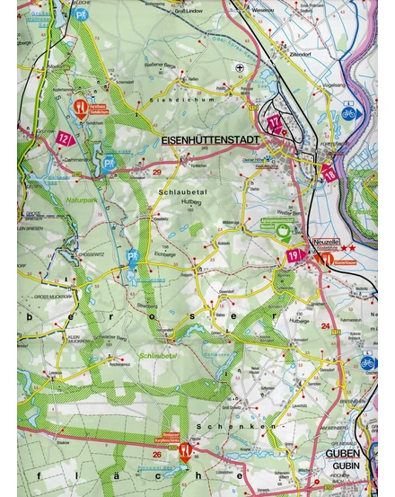 Németország szabadidőtérkép 20. Spreewald, Niederlausitz - Marco Polo - 9783829743846
