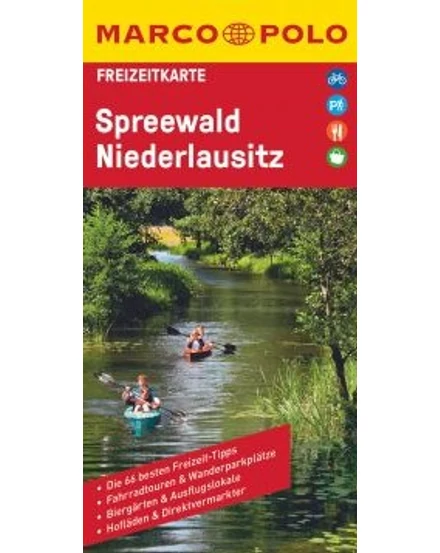 Németország szabadidőtérkép 20. Spreewald, Niederlausitz - Marco Polo - 9783829743846