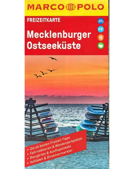 Cartographia Németország szabadidőtérkép 3. - Balti-tenger Mecklenburgi partszakasz- Marco Polo - 9783829748759