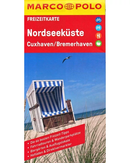 Cartographia Németország szabadidőtérkép   6. Északi-tenger partja, Cuxhaven, Bremenhaven - 9783829743785