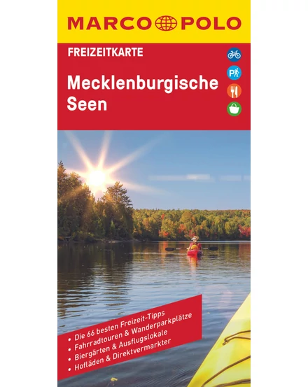 Cartographia Németország szabadidőtérkép 8. Mecklenburgi tóvidék- Marco Polo - 9783829748766