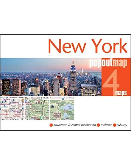 Cartographia New York Popout várostérkép-9781914515323
