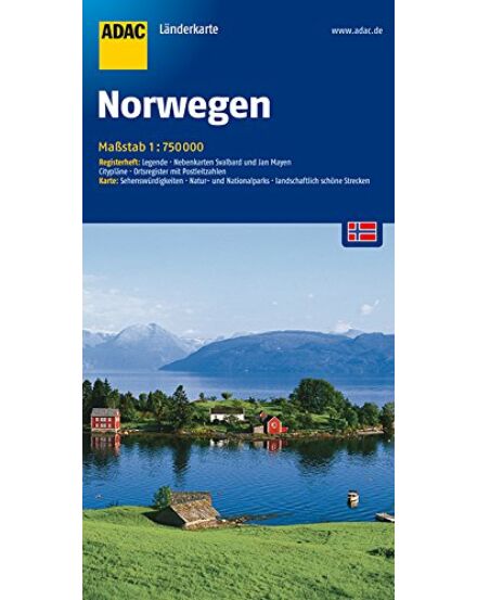 Cartographia Norvégia térkép - ADAC 9783826411892
