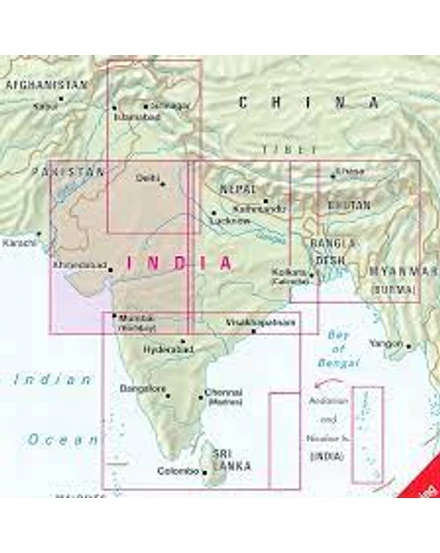 Cartographia - Nyugat - India térkép - 9783865746900