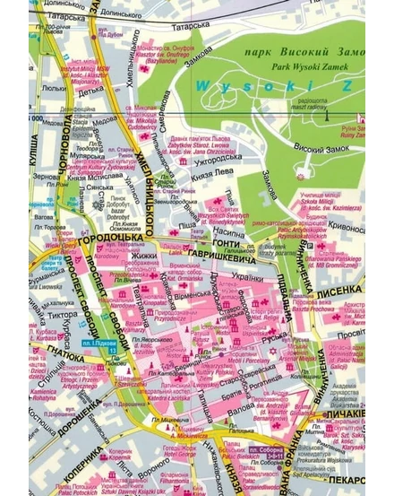 Cartographia - Nyugat-Ukrajna, Lviv Comfort térkép - 9788381900836