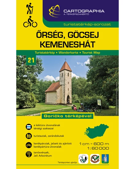 Cartographia DÉL-DUNÁNTÚL turistatérkép csomag: 4 db Cartographia turistatérkép  20% KEDVEZMÉNNYEL 