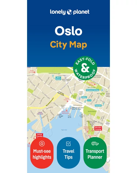 Cartographia Oslo laminált térkép 9781787016095