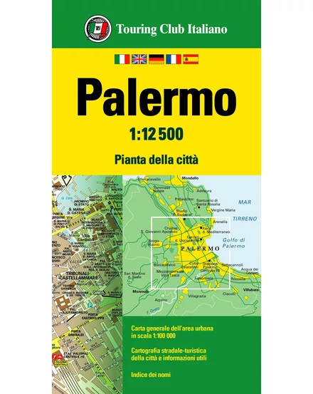 Cartographia Palermo várostérkép - TCI - 9788836578047
