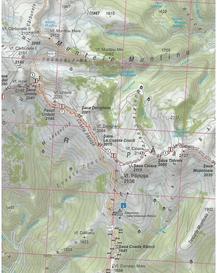 Cartographia - Páring-hegység turistatérkép MN12