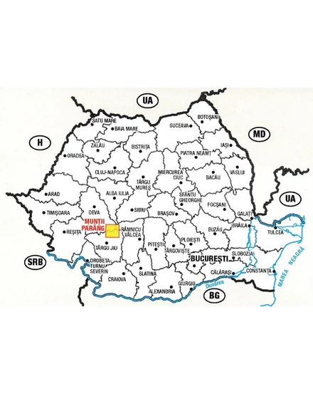 Cartographia - Páring-hegység turistatérkép MN12