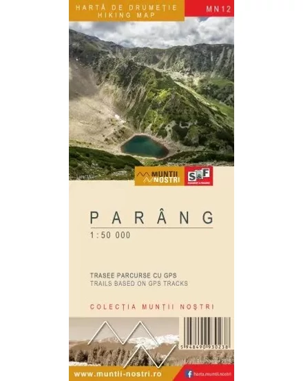 Cartographia Páring-hegység turistatérkép MN12 -  Schubert & Franzke 5948490930238