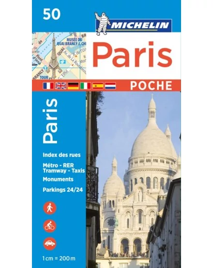 Cartographia Párizs térkép pocket 0050 9782067211520