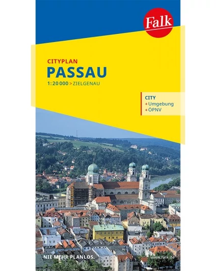 Cartographia - Passau várostérkép (cityplan) - Falk - 9783827901347