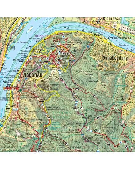 Pilis és Visegrádi hegység 4in1 outdoor kalauz + vízálló térkép + AJÁNDÉK 4.000 Ft értékű kupon