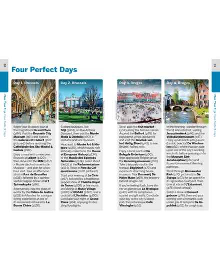 Bruges és Brüsszel Pocket útikönyv Lonely Planet (angol)