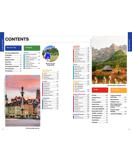 Lengyelország útikönyv Lonely Planet (angol)