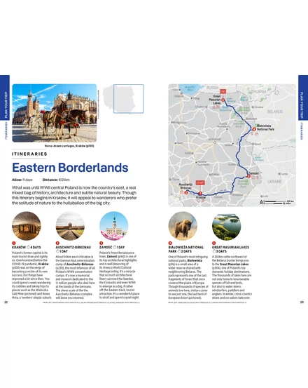 Lengyelország útikönyv Lonely Planet (angol)