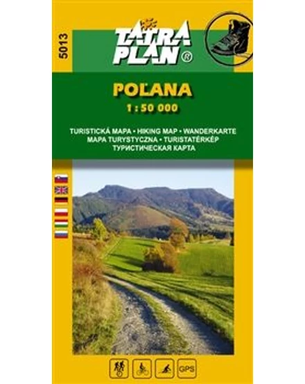 Cartographia Polyána/Vepor turistatkp. 1:50e TP5013 9788089904006
