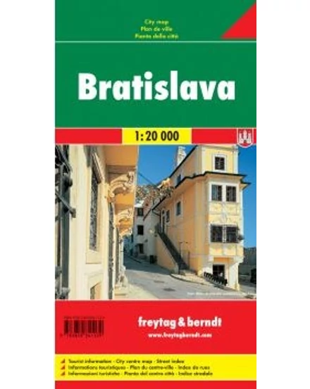 Cartographia Pozsony várostérkép - Freytag 9783850841139