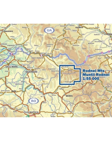 Cartographia - Radnai havasok turistatérkép MN03