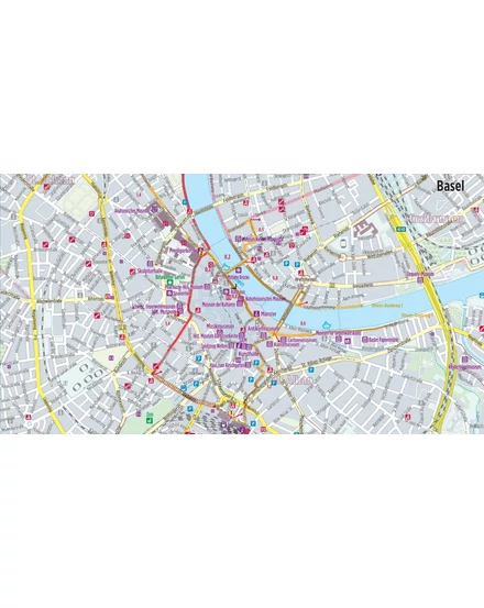 Cartographia Rajna kerékpáros kalauz 2. Basel - Mainz (német) - Esterbauer-9783850009577