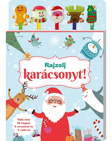 Cartographia Rajzolj karácsonyt! színező ceruzákkal - Napraforgó- 5999564962723