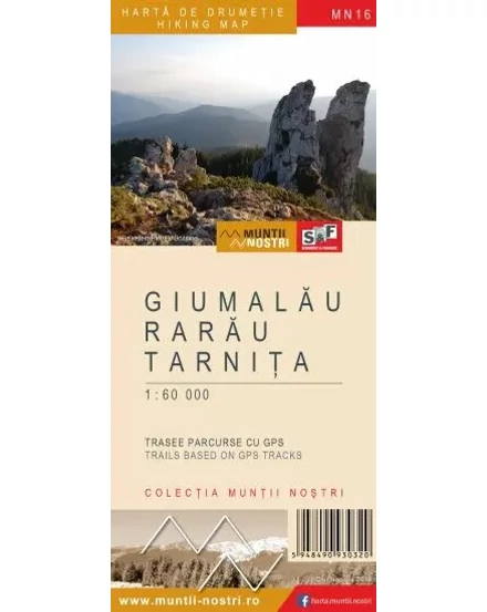 Cartographia Ráró-Gyamaló-hegység turistatérkép MN16 -  Schubert & Franzke 5948490930320