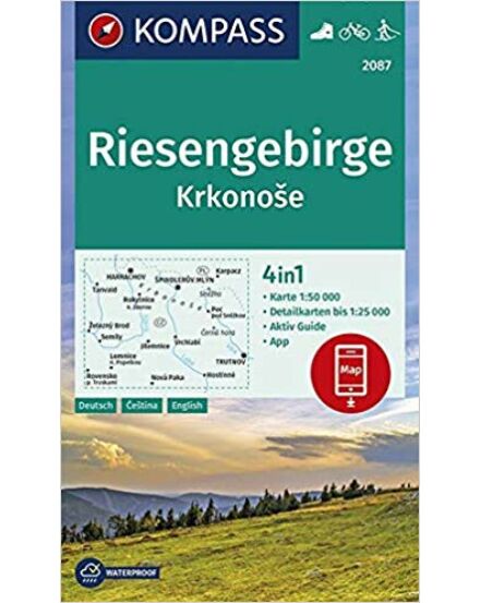 Cartographia K 2087 Reisengebirge/Krkonose/Óriáshegység turistatérkép 1:25 000 9783990446447