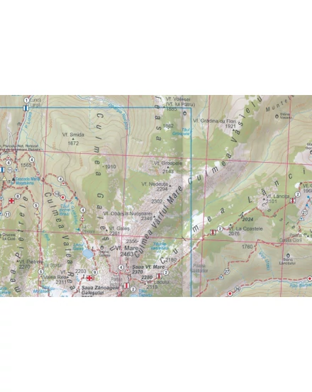 Cartographia - Retyezát hegység turistatérkép MN06