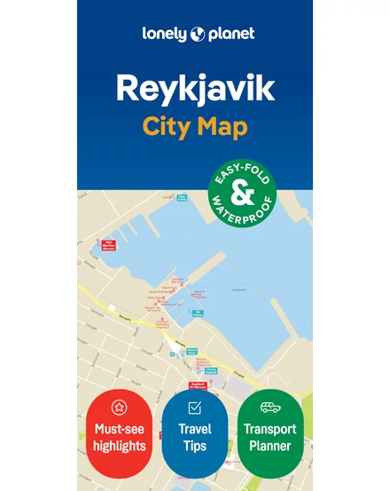 Cartographia Reykjavik laminált térkép 9781787016347