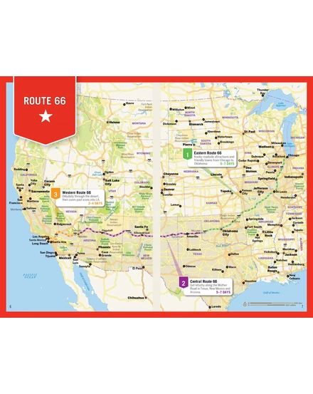 Cartographia Road Trip - Route 66 útikönyv Lonely Planet (angol) 9781787016378