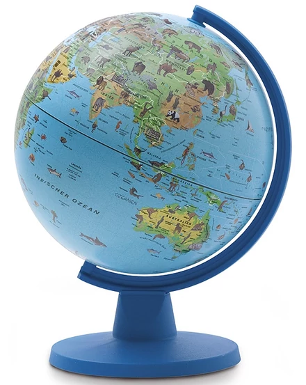 Cartographia SZAFARI földgömb 16 cm - állatvilág tematikával, gyerekeknek 8007239974821