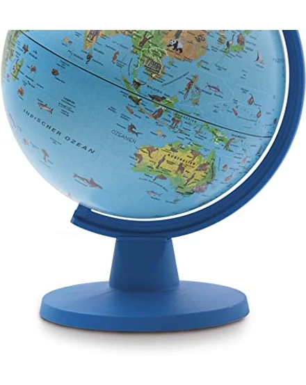 Cartographia  - Safari 16 cm földgömb - állatvilág tematikával, gyerekeknek, angol - 8007239011571