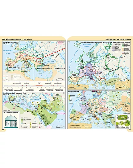 Cartographia Schulatlas német nyelvű iskolai atlasz (CR-0090) - 9789632625584