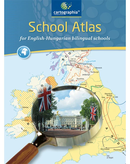 Cartographia School Atlas in English (CR-0092) - 9789632625614