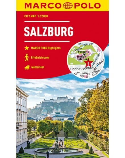 Cartographia Salzburg várostérkép 1:12 000 - Marco Polo 9783829741880