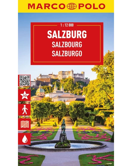 Cartographia Salzburg várostérkép 1:12e Marco Polo 9783575018854