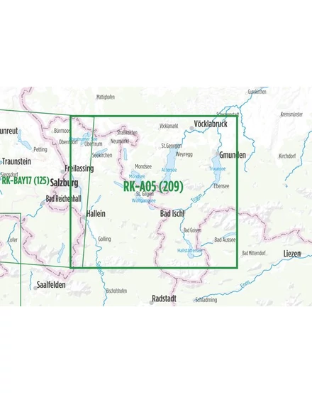 Cartographia Salzkammergut kerékpáros térkép - Esterbauer - 9783711100283